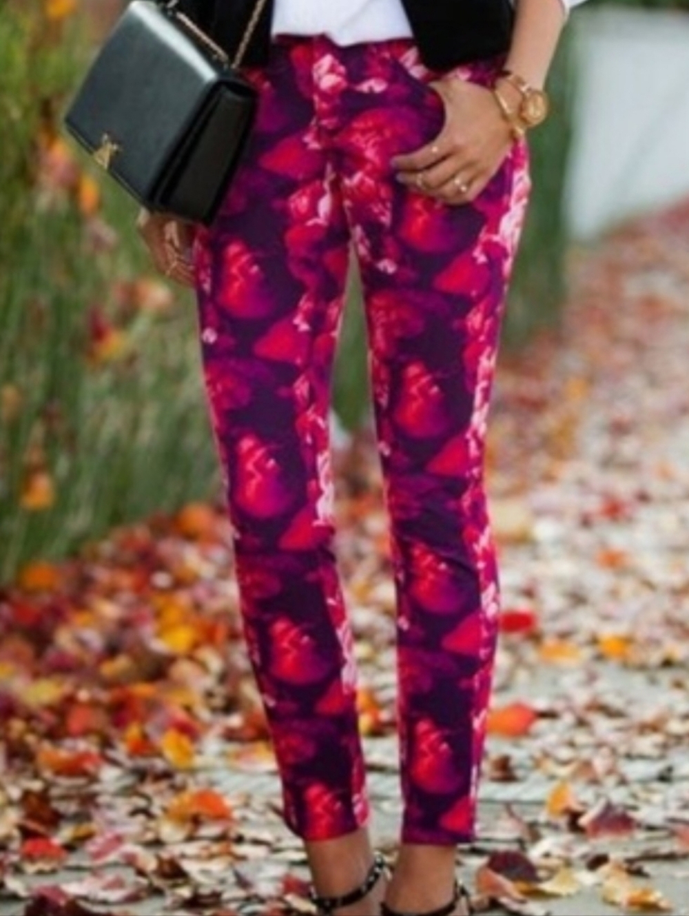 BANANA REPUBLIC L'Wren Scott Peony Floral Collection Floral Pants 6 NWOT - Picture 1 of 10